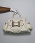 Dialux Queen Tote, &pound;90, Handbags, Cream, Leather, Front view